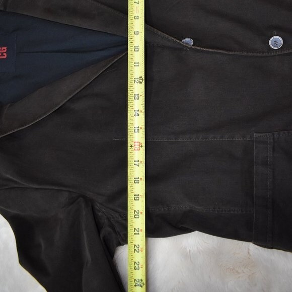 Club of Gents Dark Brown Cotton Casual Blazer Jacket Men’s Size Large - Picture 9 of 16